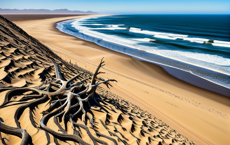 Image Prompt 1: Namibian Skeleton Coast**
